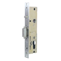 Lockwood Optimum Sliding Door Mortice Lock 30mm Backset w/ Cylinder OP301SDNSSC