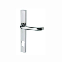 Lockwood Palladium Door Handle Double Cylinder Set 85mm Pitch & 37 Lever PL4/85/37SP
