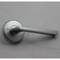 Lockwood Door Handle Velocity Hakea Privacy Set Satin Pearl VEL2/28SP