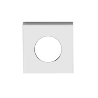 Lockwood Velocity Square Rose Passage Trim Satin Chrome VSS1-TRIMSC
