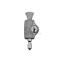 Whitco Window Lock Mini Bolt D5 Wafer Keyed Alike Silver (MTO 5) W2223011D5 