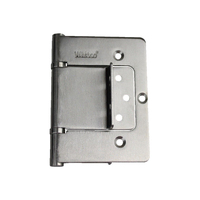 Whitco Timber Door Parliament Hinge W384304 Stainless Steel Fixed Pin Offset 90mm