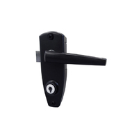 Whitco Security Screen Door Safety Lock W850117 Reversible Latch Black