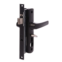 Whitco Security Screen Door Lock Tasman MK2 Black No Cylinder W892117