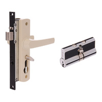 Whitco Security Screen Door Lock W892119 Tasman MK2 Primrose w/ C4 Cylinder