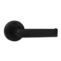 Yale Door Lever Handle Passage Set No Latch Matt Black YSH1/S1NLBLK