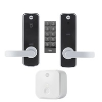 Yale Unity Entrance Lock Silver with Connect Bridge and Keypad Silver YUR/DEL/KIT/SIL