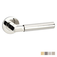 Alexander & Wilks Plain Hurricane Lever on Round Rose - Available in Various Finishes