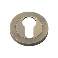 Alexander & Wilks Escutcheon Euro Profile 50mm Italian Brass AW390IB