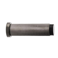 Alexander and Wilks Brunel Knurled Cylinder Door Stop Dark Bronze PVD AW600-75-DBZPVD