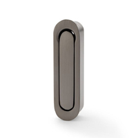 Alexander and Wilks Radius Sliding Door Edge Pull Dark Bronze PVD AW991DBZPVD
