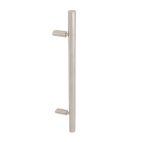Barben Cranked Entrance Door Handle Back to Back 1500mm Satin Stainless Steel BAH-147/L SSS