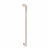 Barben Industrial Square Entrance Door Handle Disk Fix 425mm Satin Stainless Steel BAH-165/C/DF SSS