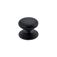 Iver Sarlat Cupboard Knob Handle 32mm Matt Black 0564