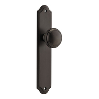 Iver Paddington Door Knob on Shouldered Backplate Passage Signature Brass 10826