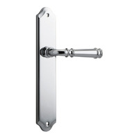 Out of Stock ETA Early October - Iver Verona Lever Handle on Shouldered Backplate Passage Chrome Plated 11718
