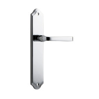 Iver Annecy Lever Handle on Shouldered Backplate Passage Chrome Plated 11720