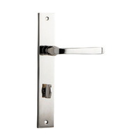 Iver Annecy Lever on Rectangular Backplate Privacy Polished Nickel 14208P85