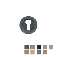 Bankston Escutcheon Euro Concealed Fix Round - Available In Various Finishes