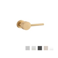 Bankston Sans Arc Gepetto Door Lever on Round Rose 