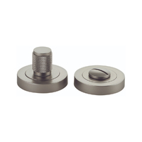 Iver Brunswick Privacy Turn Round Concealed Fix 52mm Satin Nickel 9419
