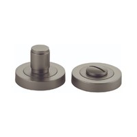Iver Berlin Privacy Turn Round Concealed Fix 52mm Satin Nickel 9459