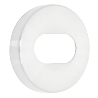 Barben Oval Cylinder Escutcheon Matt White BA-OCE-MW