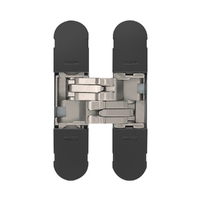 Bellevue Ceam 3D Invisible Concealed Door Hinge 40kg Matt Black BAC1129BL