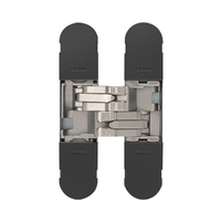 Out of Stock: ETA Mid July - Bellevue BAC1129BL Ceam Door Hinge 3D Invisible Concealed 40kg Matt Black (Cover Plates Only)