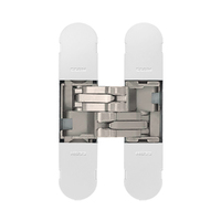 Out of Stock: ETA Mid December - Bellevue Ceam 3D Invisible Concealed Door Hinge 40kg White BAC1129WH