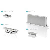 Bellevue FritsJurgens System M Concealed Pivot Kit Self Closing Non Latching