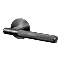 Buster and Punch Dummy Fixed Door Handle Single-sided Gun Metal RLH-091047