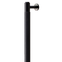 Buster and Punch Closet Bar Cross-Knurl Pattern 760mm Black UK-CB-760-BL-A