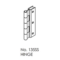 Brio Screen Hinge 135SS For Screenfold 25KG Top Hung Exterior Folding Screens