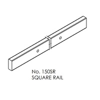 Brio Top Track 150SR+ For Open Square Rail 150KG Top Hung Sliding Panels