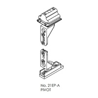 Brio Top and Bottom Pivot Set 21EPA For Louvrefold 25KG Top Hung Folding Screens