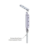 Brio 286HNX+ Recessed Locking Bolt System For Timber Bifold Doors