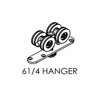 Brio 4 Wheel End / Intermediate Hanger 614GH+ For Centerfold Nylon Body