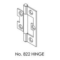 Brio Non Mortice Zinc Plated Hinge 822Z For Top Hung Interior Folding Panel