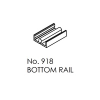 Brio Bottom Rail 918+ For Timberoll 100KG, 170KG and 200KG Roller Sliding Panel