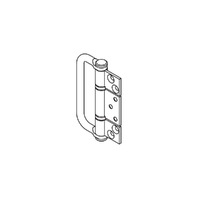 Brio Intermediate Hinge Handle - Available in Polished Brass and Satin Stainless Steel