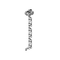 Brio Intermediate Hanger Set BWS4-150SHSS Non Morticed For Weatherfold 4s 150KG