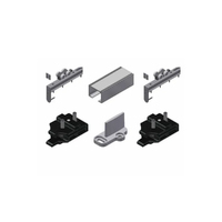 Brio Quick Run 120 Kit Set with Zero Clearance Door Hanger and Clip Stops - Available in 2000mm and 3000mm