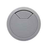 Hafele Cable Outlet Round for Workplace Organization 60mm 631.11.592 Light Grey