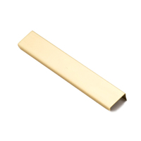 Out of Stock: ETA End May - Castella Minimal Ledge Pull 200mm Solid Brass Satin Brass 099.200.35