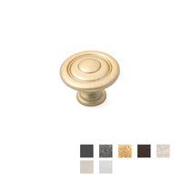 Castella Heritage Shaker Kitchen Cabinet Fluted Knob 35mm - Available in Various Finishes