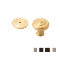Castella Decade Fluted Knob on Round Rose - Available in Various Finishes