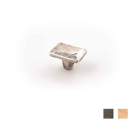 Castella Provence Tuscan Foundry Rectangle Knob - Available in Various Finishes and Sizes