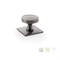Castella Hastings Cabinet Knob on Backplate 38mm - Available in Various Finishes