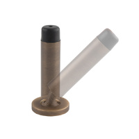 Carlisle Brass Sprung Wall Mounted Doorstop Antique Brass - 70mm AA215/AB